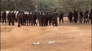 Ghana Army Combat Training School 🇬🇭🇬🇭🇬🇭 #ghana #ghanaarmy #ghmilitary #jungleexpert #army #bayonet