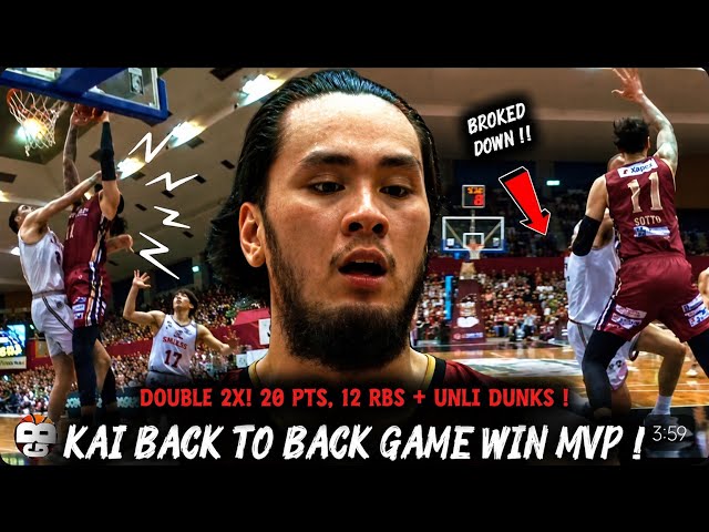 Kai Sotto BACK TO BACK Game MVP Double 2x 😤 20 PTS, 12 RBS DEFEATS Dirty PLAYS! 👀💪