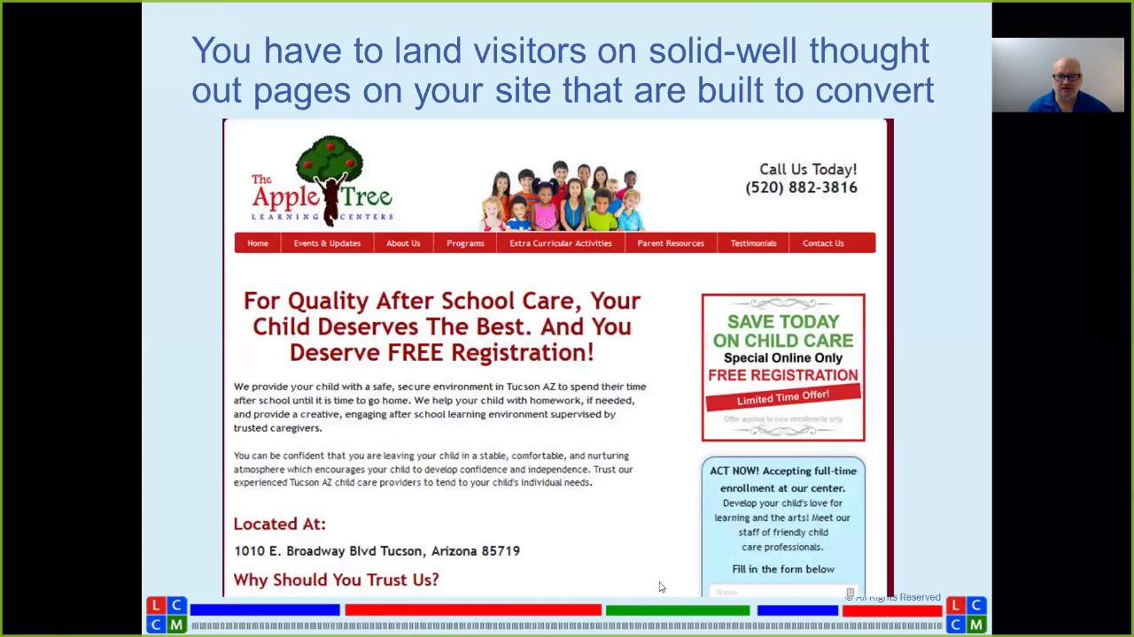 Your PPC Landing Page | Local Child Care Marketing