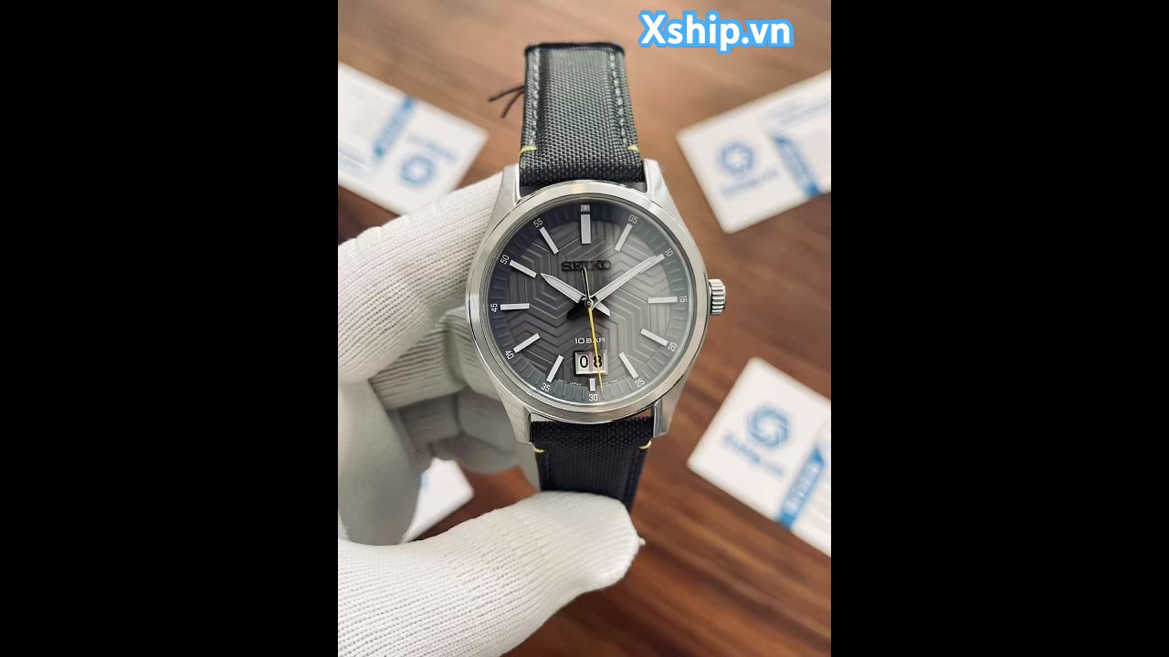 Seiko Conceptual Regular Quartz Grey Dial Men Watch SUR543P1 - YouTube