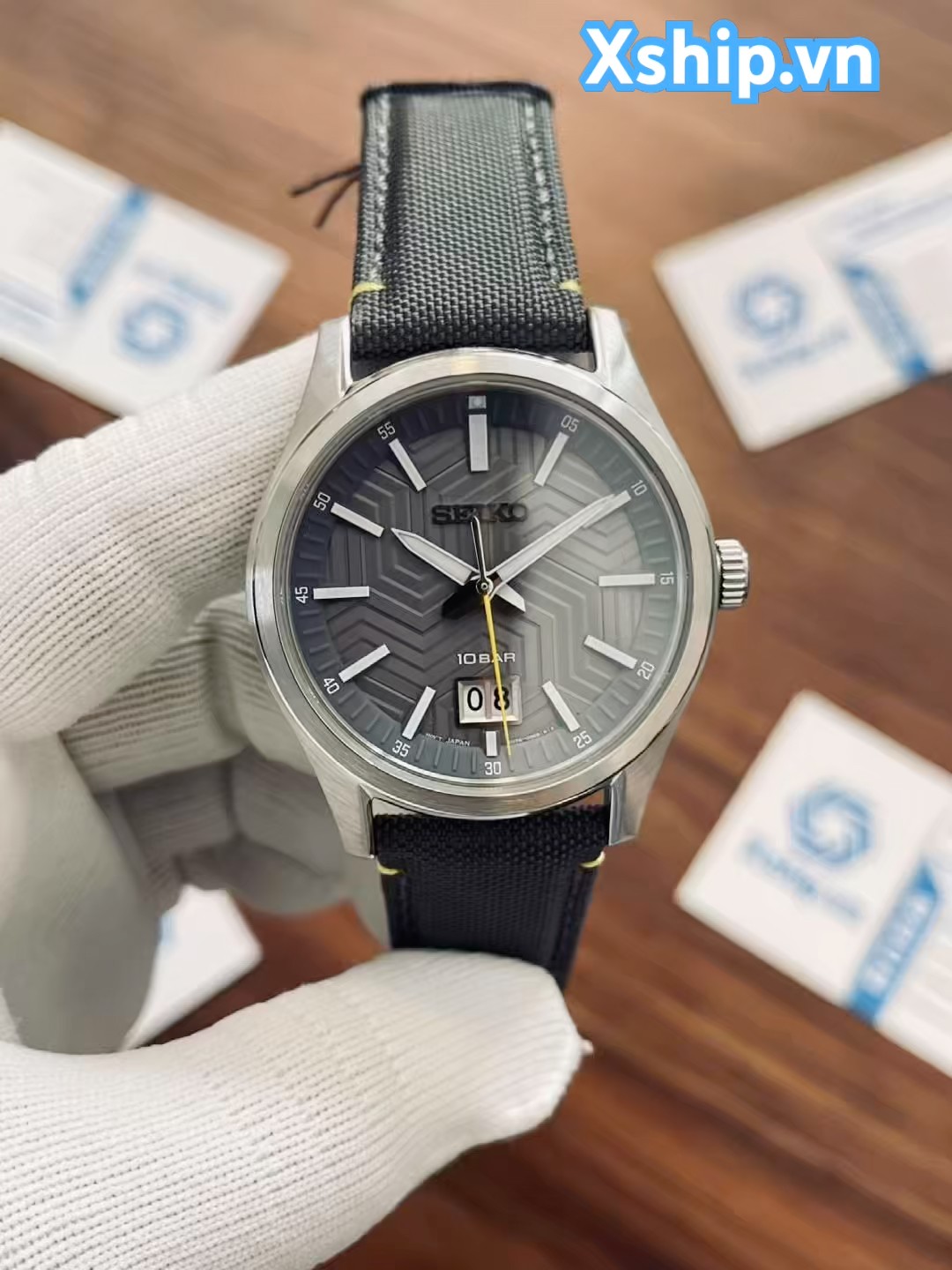 Seiko Conceptual Regular Quartz Grey Dial Men Watch SUR543P1 - YouTube
