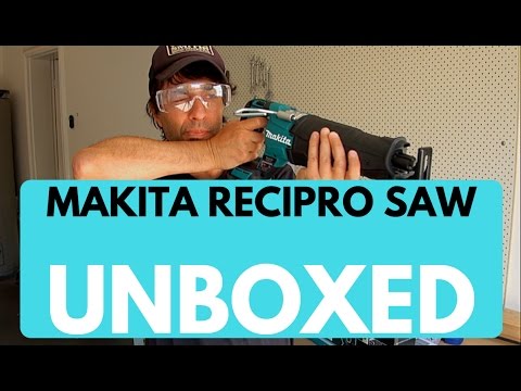 Unboxing Makita DJR187Z Brushless Recipro Saw