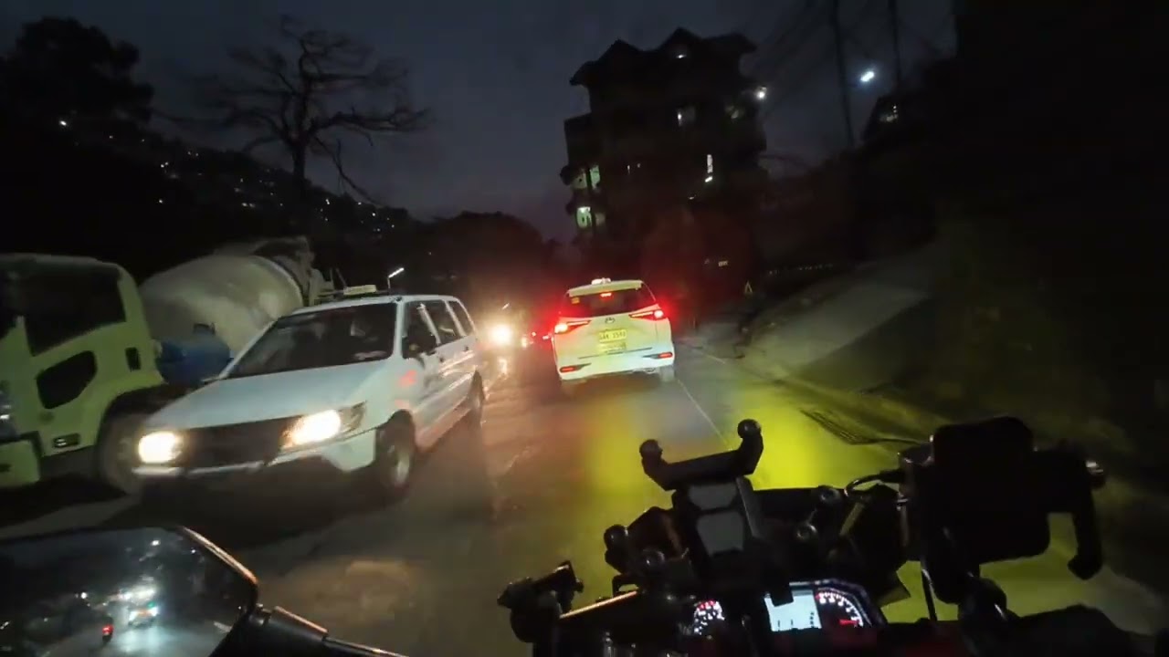 Ang sikip ng daan dito tayo pababa na itong bundok, feb, 21-2026 Saturday