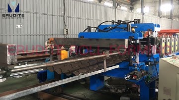Tile Roof Roll Forming Machine with Servo Motor Driving  by Erudite Machinery