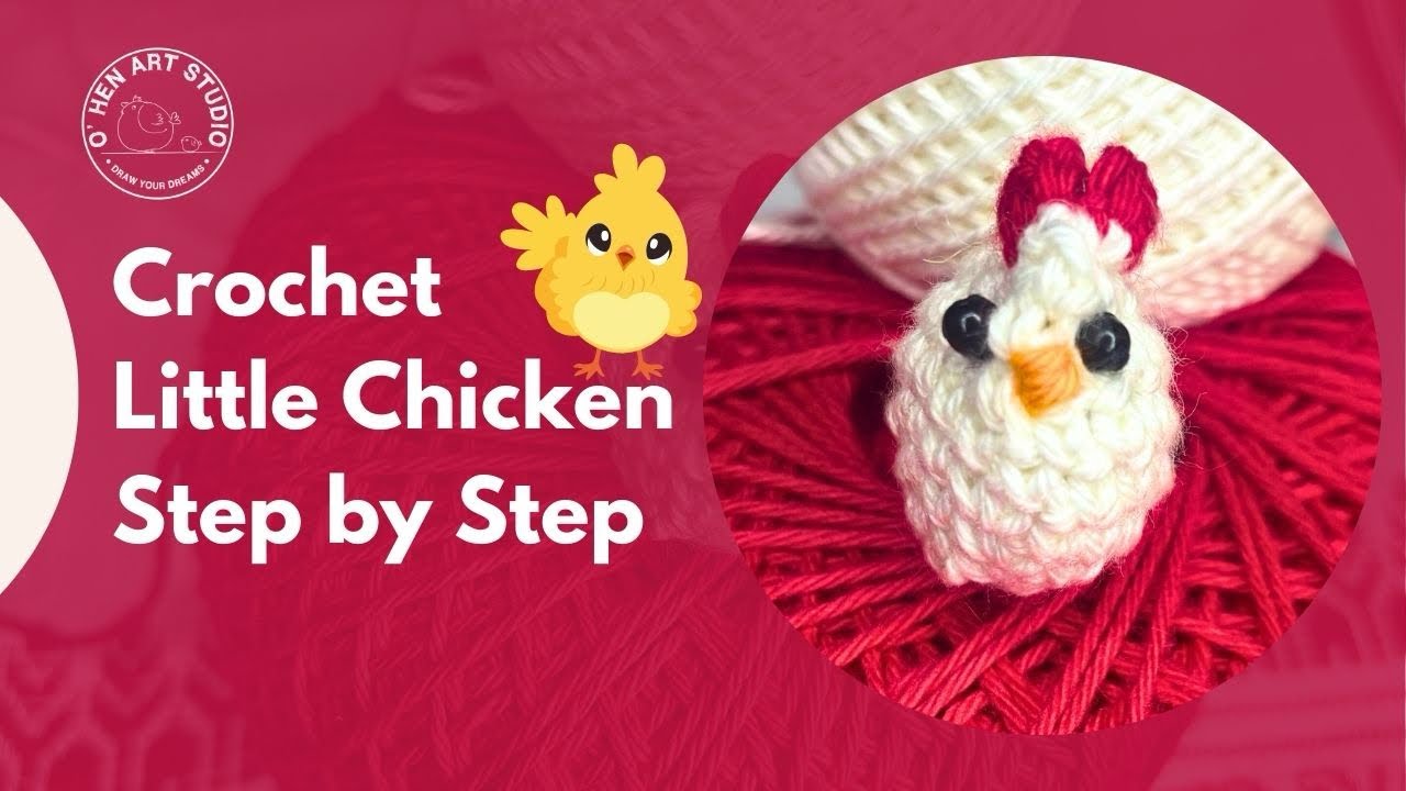 Crochet Chicken Tutorial Step by Step | Beginner friendly Crochet ...
