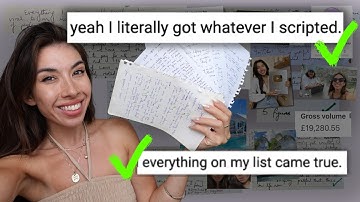 How to use SCRIPTING to manifest anything.