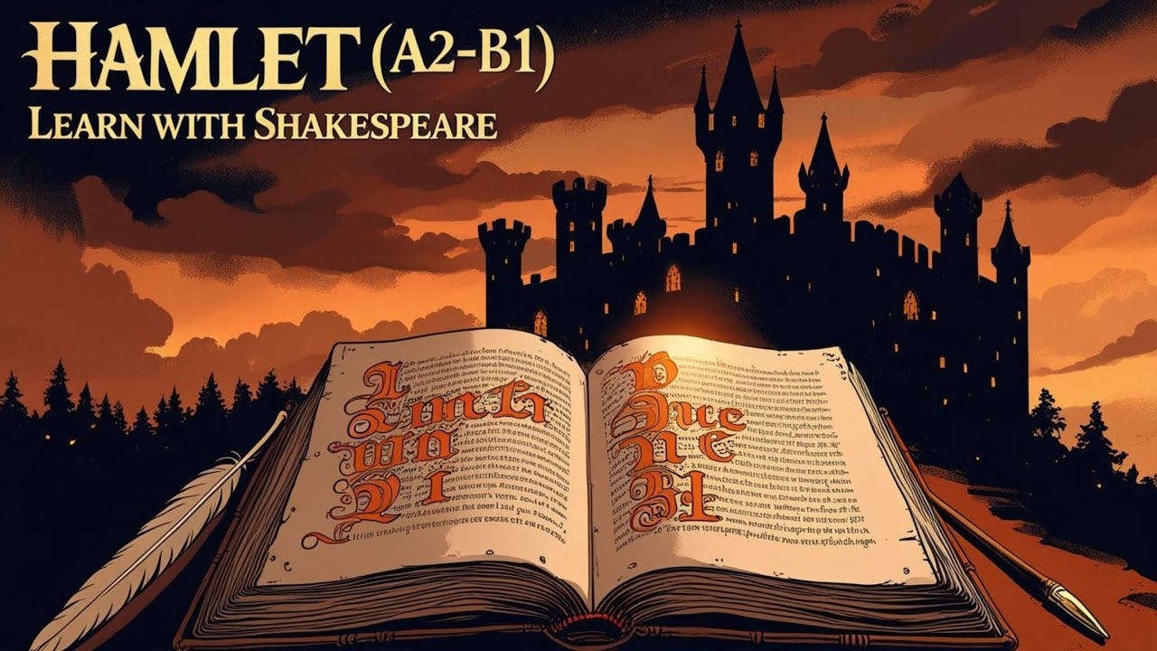 Learn English With SHAKESPEARE | HAMLET A2-B1 With 20 Flashcards