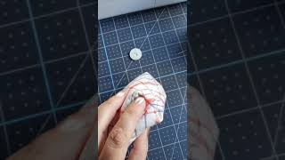 hiding your stitches when you finish the ladder stitch - 30 second tutorial