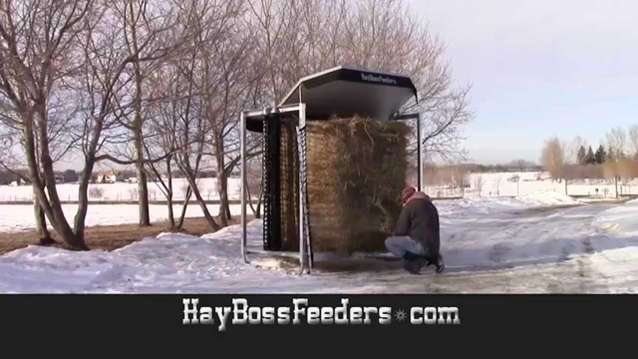 Adjusting Legs And Loading A Hayboss Feeder Youtube