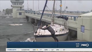 Boat crashes into Matlacha bridge