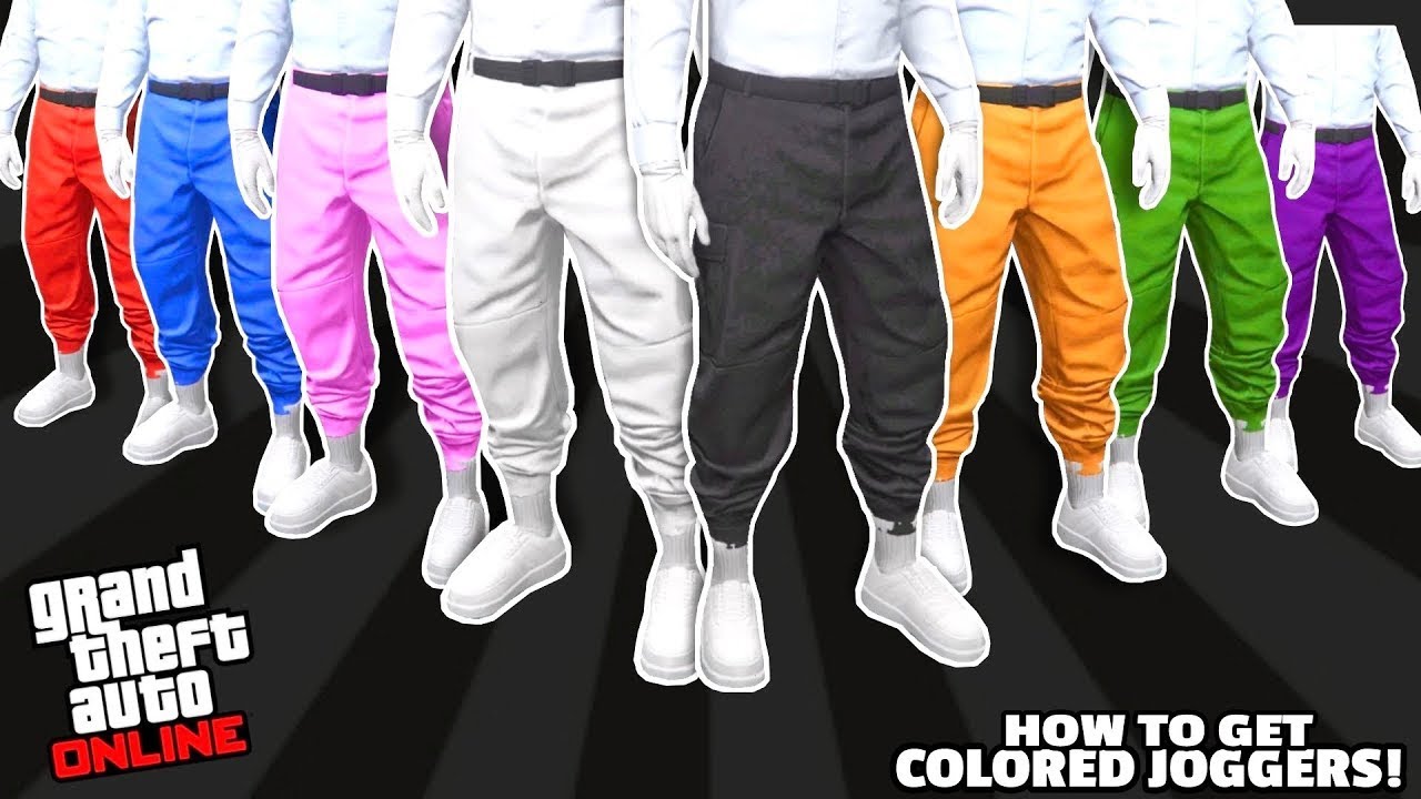 *NEW* GTA 5 HOW TO GET ALL COLORED JOGGERS! GTA 5 ONLINE PS4 PS5/XBOX