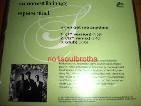 Something Special — Something Special "U Can Get My Anytime" (Remix 7" Version)