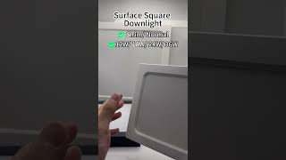 Sirim LED Surface Sqaure Downlight Modern Look 3000K 4000K 6500K Showcase