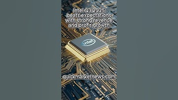 Intel Q3 2025 Beats Expectations!