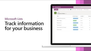 Track information for your business with Microsoft Lists