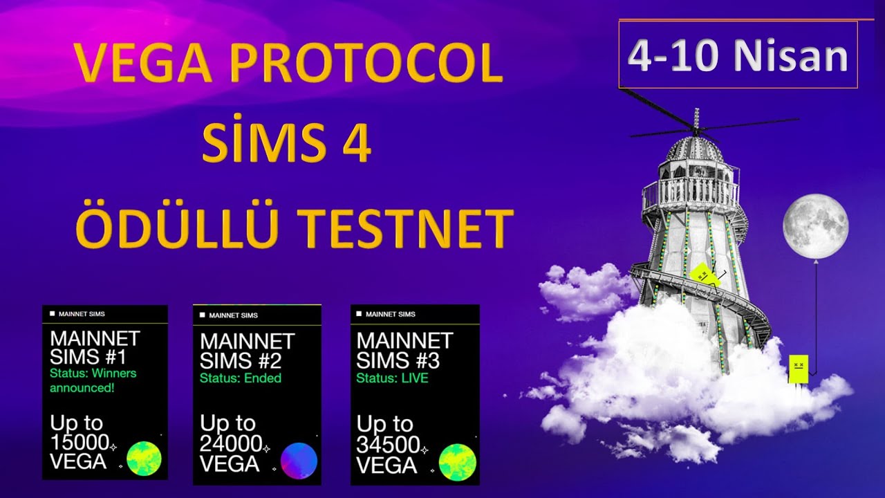 Vega Protocol Sims 5 Ödüllü Testnet Katılım Rehberi (4-10 Nisan) - YouTube