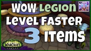 WoW Legion Powerleveling |  3 Items to Help you Level Faster in Legion(In this WoW Legion Leveling Guide I go over 3 items that will help you level faster from level 100 to 110. Power level faster in WoW Legion with these items and ..., 2016-08-23T10:45:29.000Z)