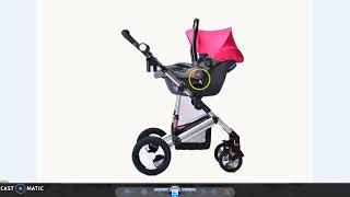 3 in1 Newborn Baby Pram Car Seat Pushchair Travel System Buggy Stroller screenshot 1
