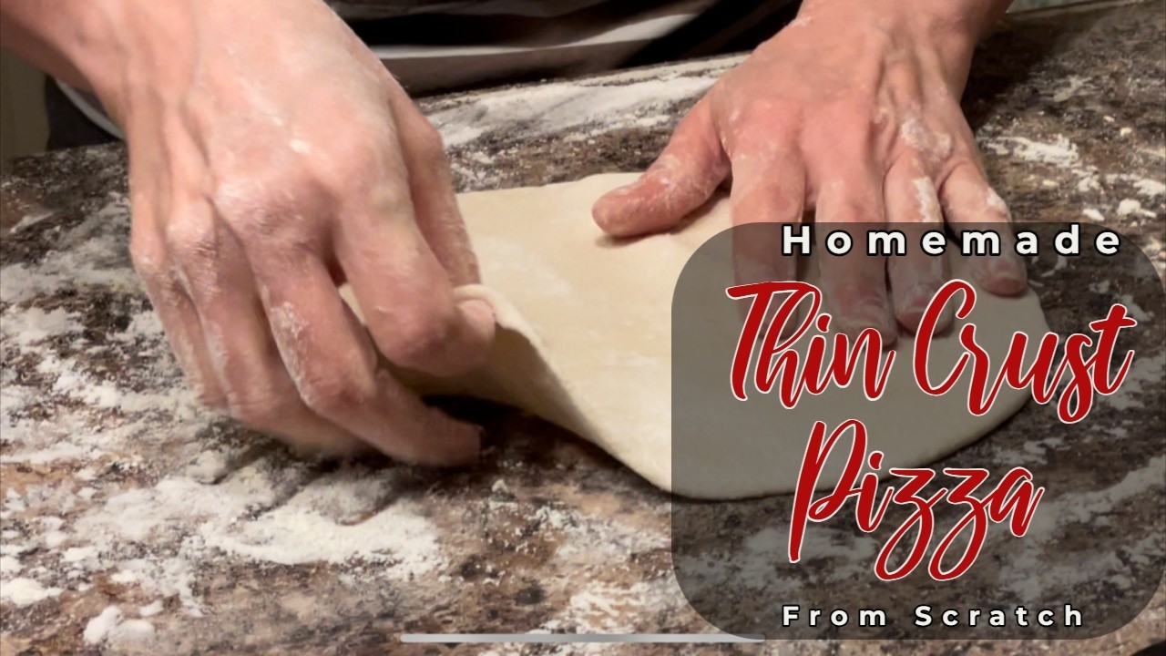Making Thin Crust Pizza With Dough From Scratch
