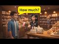 Shopping for a Gift - Slow and Easy English For Beginners