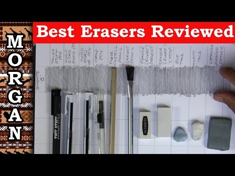 Ultimate Pencil Eraser Review - Mono zero, Derwent, Faber Castell + more 