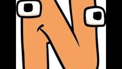 Alphabet lore but only when N is on screen