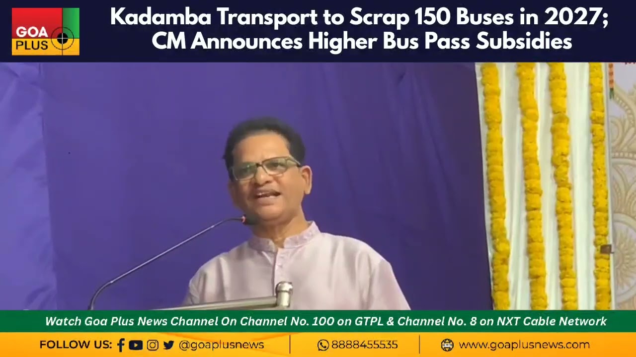 Kadamba Transport to Scrap 150 Buses in 2027; CM Announces Higher Bus Pass Subsidies