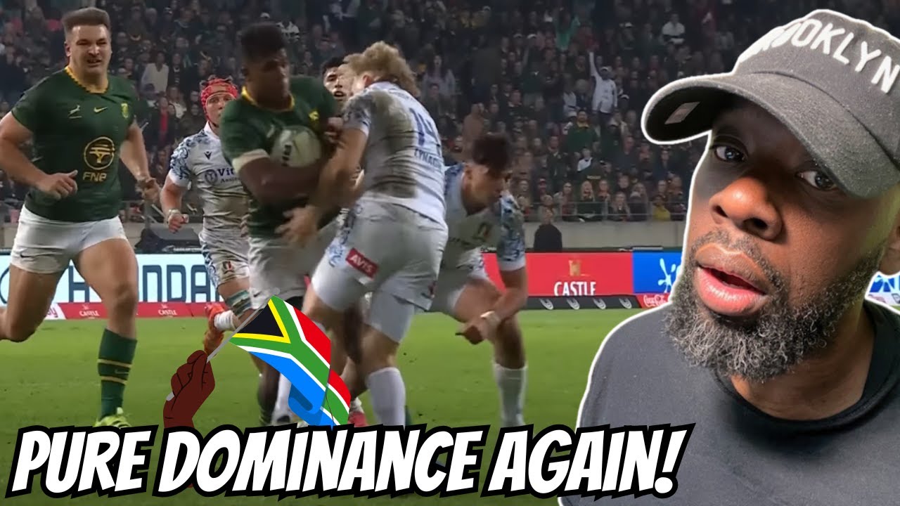 AMERICAN RUGBY FAN REACTS TO! SOUTH AFRICA v ITALY | July ...