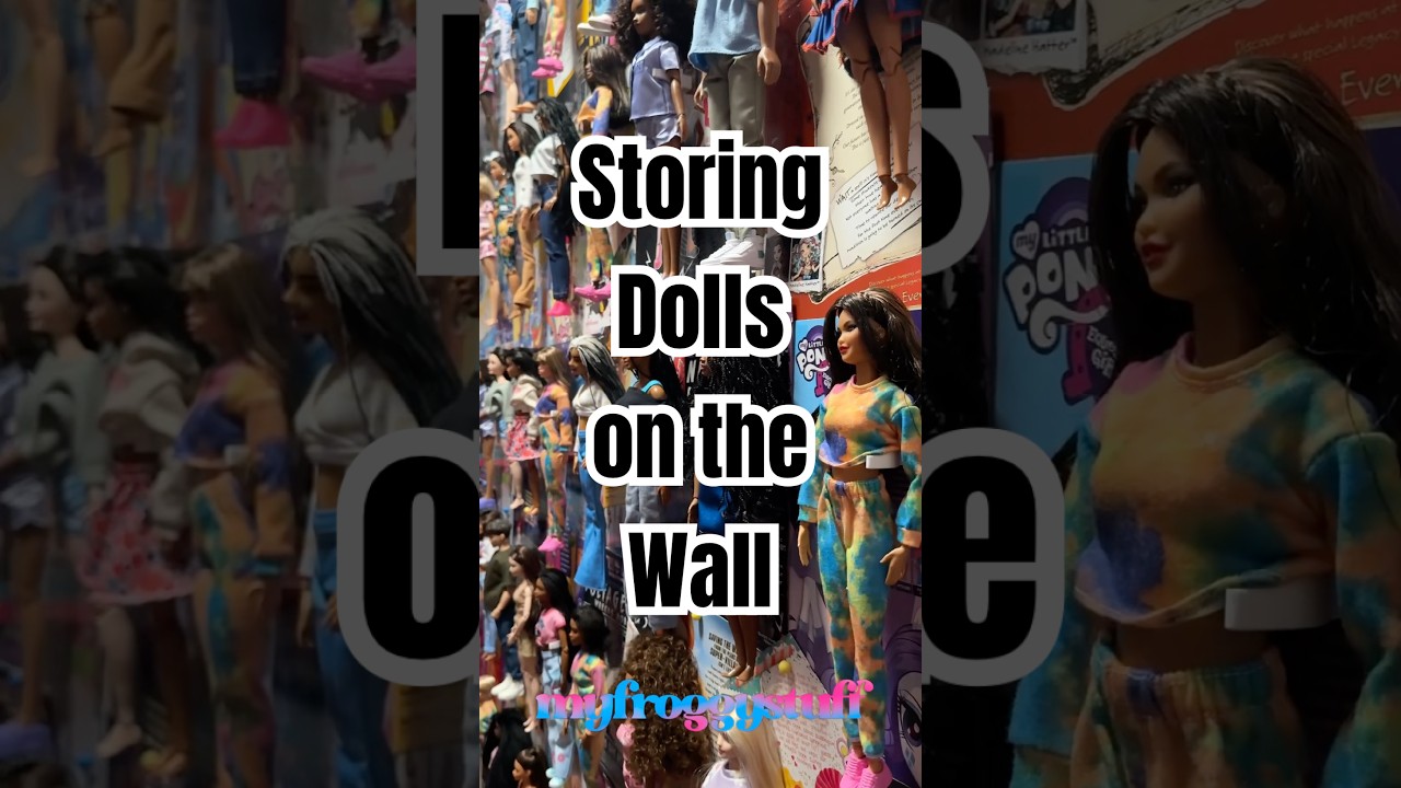 Storing Dolls on the Wall | Decorating My Hallway With My Doll Collection #organization