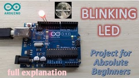 How to make a simple LED blinking project for Absolute beginners, full explanation, with Arduino