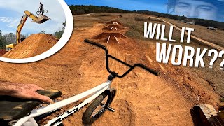 Riding BMX at a Dirt Bike Track