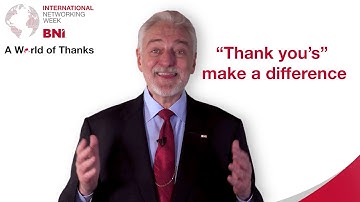 International Networking Week 2021 as shared by BNI Founder Dr. Ivan Misner