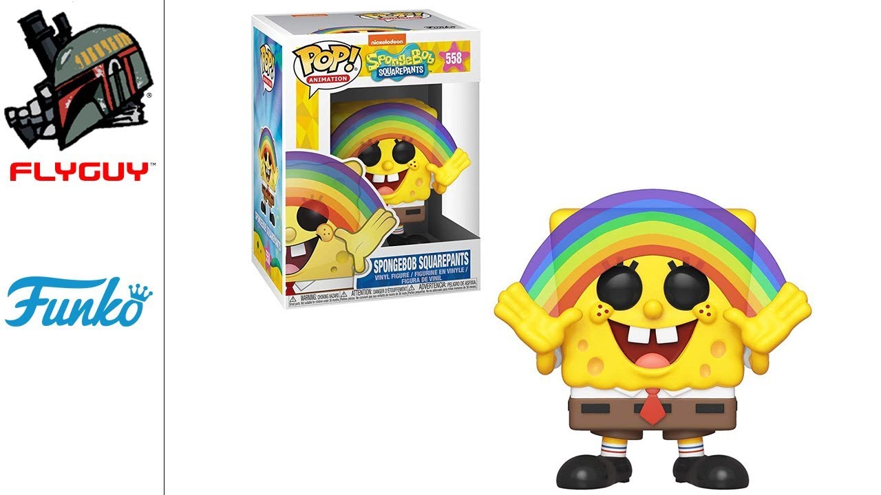 Funko Pop! Animation: Spongebob Squarepants - Spongebob Rainbow Toy ...