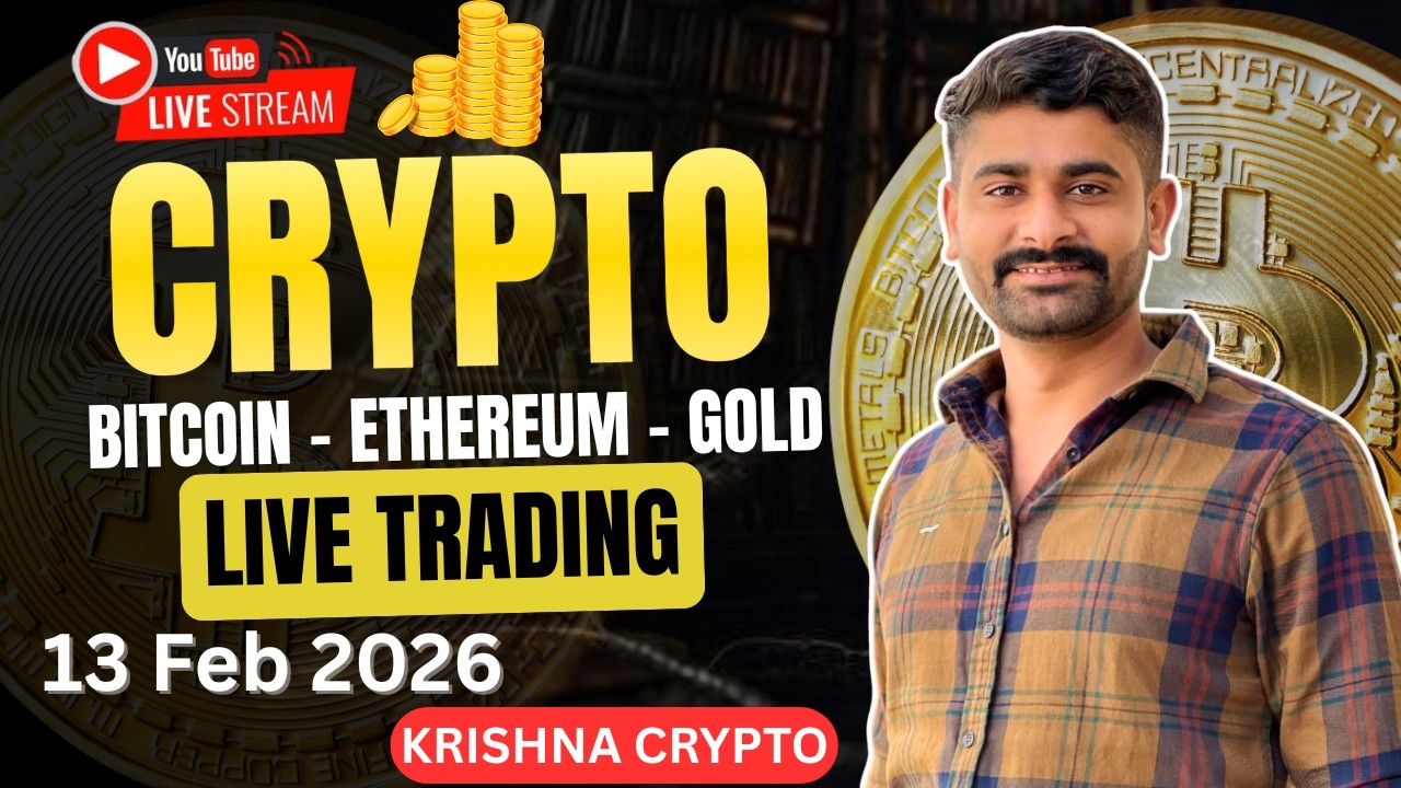 Today Live Crypto & Forex Trading | Btc Live Trading | gold Live Trading 13 Feb 2026 | 