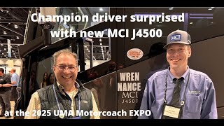 Uma Driver Champion Ren Nance Surprised With New Mci J4500