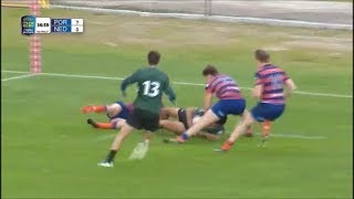 Jasey Van Kampen Well Placed Kicks Create Position For Netherlands U20 Try Vs Portugal U20 2018