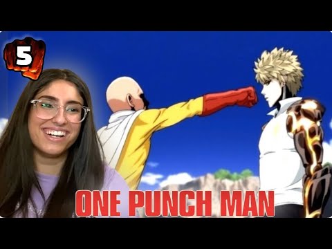 Saitama Vs Genos! ONE PUNCH MAN EP 5 REACTION | OPM (reupload)