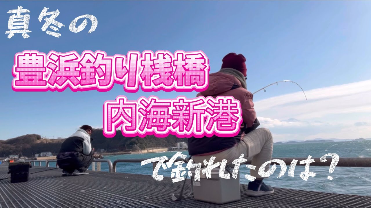内海新港・豊浜釣り桟橋で2024年釣り納め🎣2024.12.28