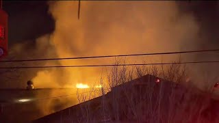 Fire crews battle 4-alarm blaze at Agincourt Rec Centre