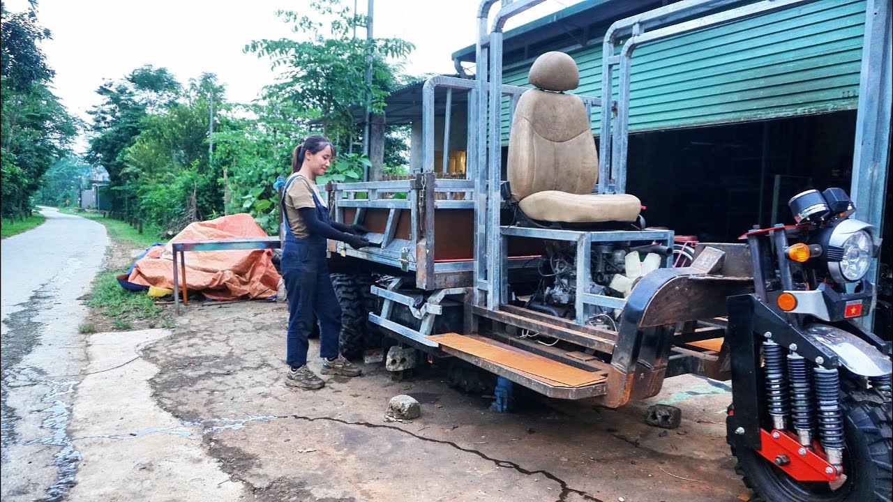 Finishing Truck Bodies and Selling Recycled Materials to Young Entrepreneurs