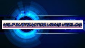 Half subtractor using verilog|| Verilog code for half subtractor|| Eda Playground