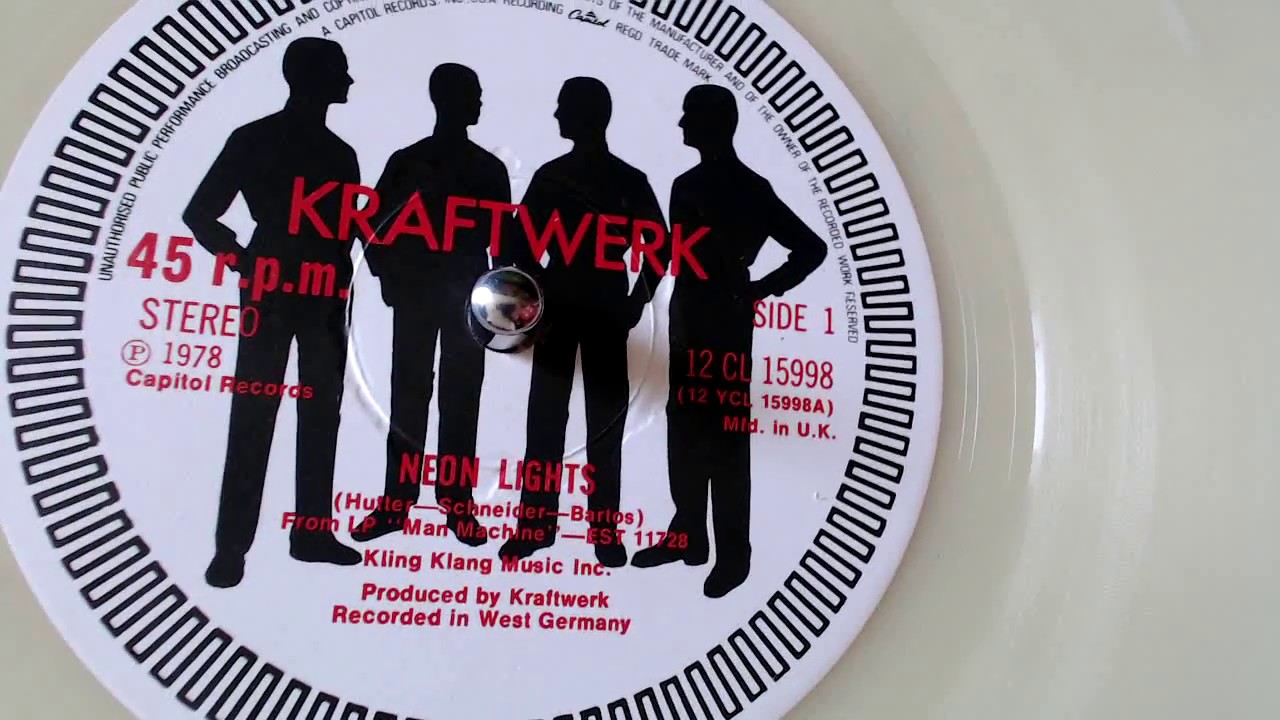 Kraftwerk ‎ Neon Lights ( Glow in the Dark ) English YouTube