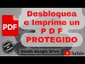 Desbloquea e imprime un PDF Protegido #pdf #pdf