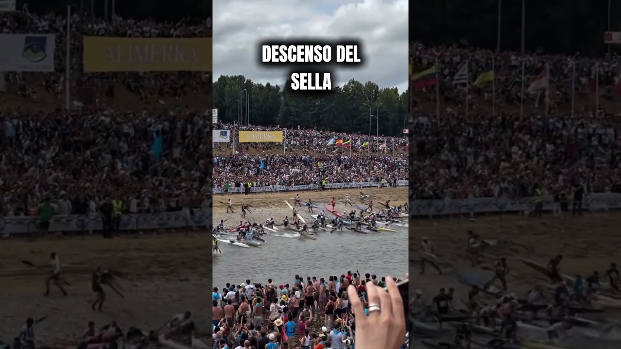 ARRANCA EL DESCENSO DEL SELLA CON EL HIMNO DE ASTURIAS ❤️🔥 #asturias #descensodelsella