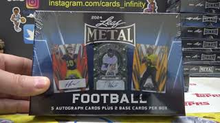 Jeff O's 2024 Leaf Metal Football 2 Hobby Box Break