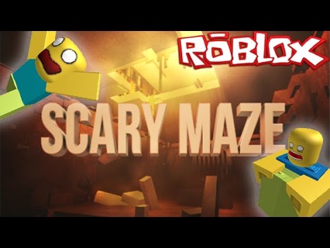 new scary maze game roblox