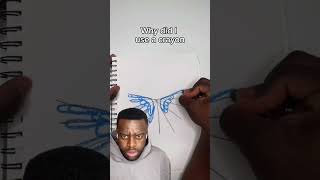 How To Draw Angel Wings 😇🪽#shorts