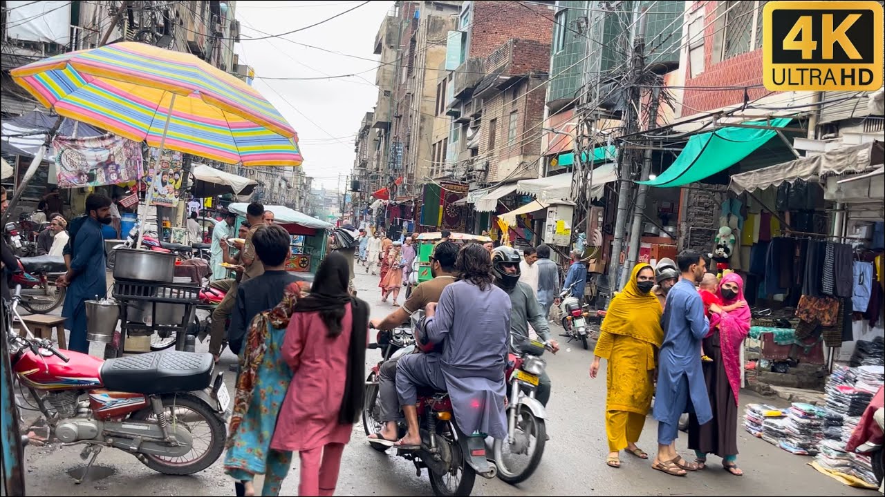 Exploring Lahore’s Traditional Streets in 4K | The Beautiful Drone View of Real Lahore, Pakistan 
