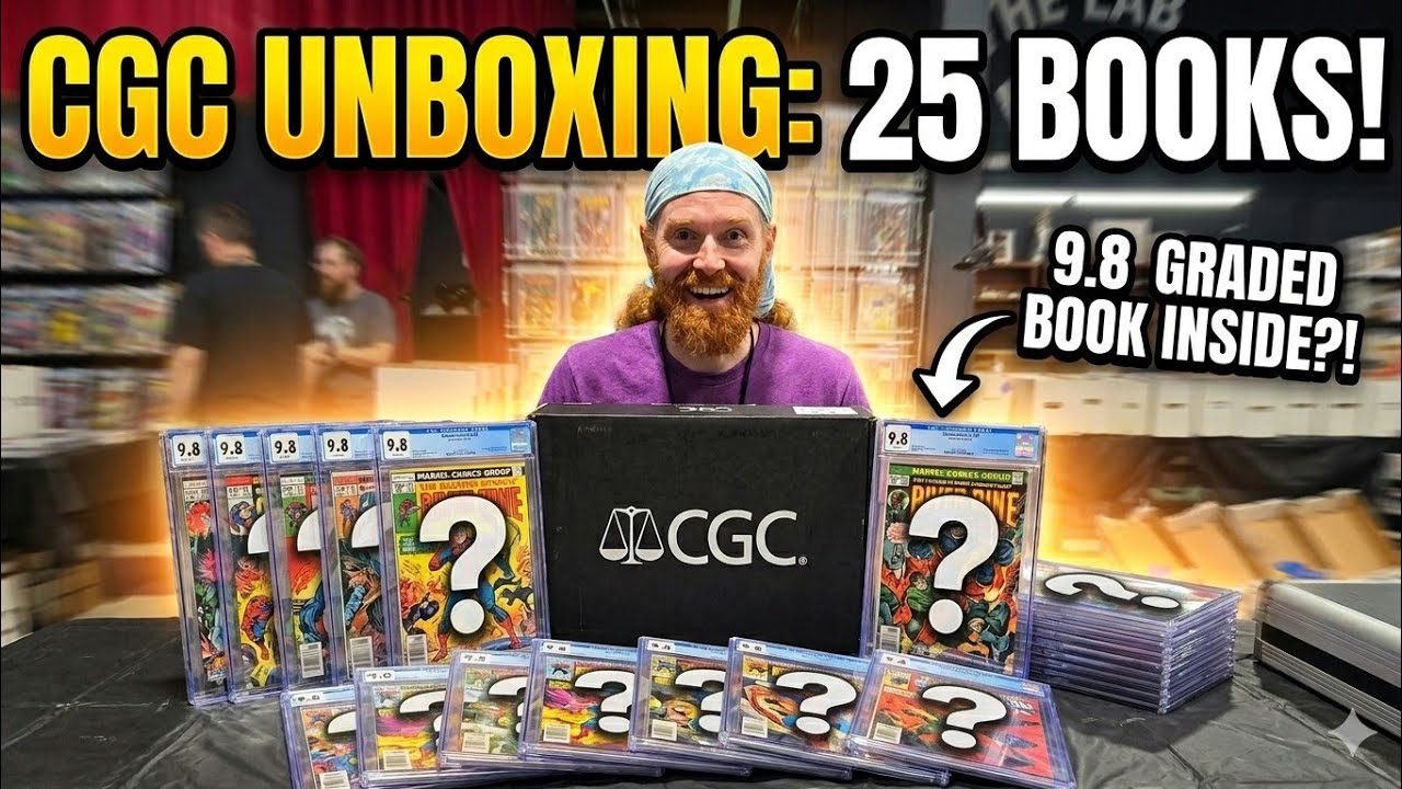 CGC Unboxing 25 Books