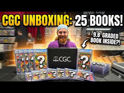 CGC Unboxing 25 Books